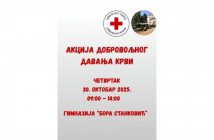 Гимназијалци организују акцију добровољног давања крви