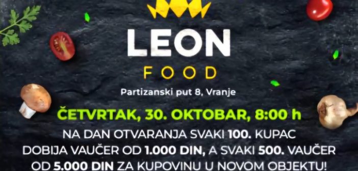 „Leon food“ отвара нови објекат код ОШ „Радоје Домановић“