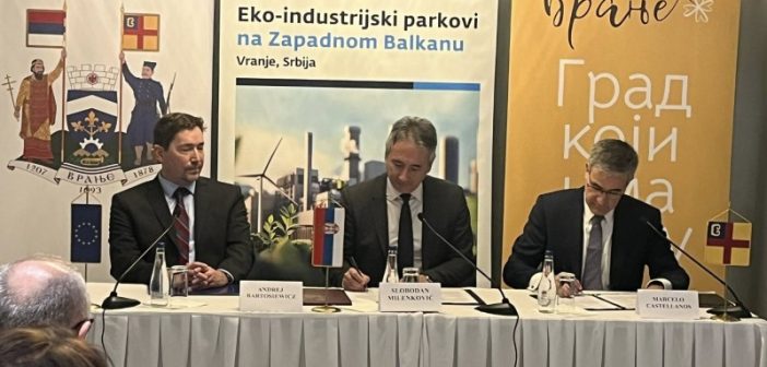 Град Врање потписао Уговор за нови пилот пројекат Еко-индустријског парка