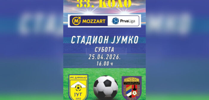 Динамо Југ дочекује РФК Графичар у суботу, 25. априла