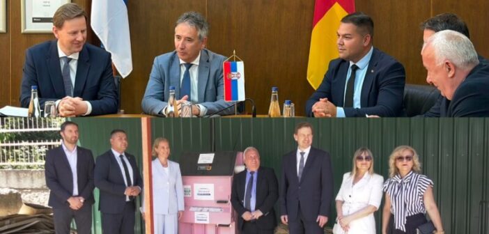 Компанија “Slovak Aid” донирала пресу за картонски отпад предузећу “Комрад“