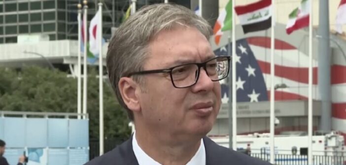 Вучић у Њујорку: Победом листе СНС Србији загарантован најбржи могући напредак